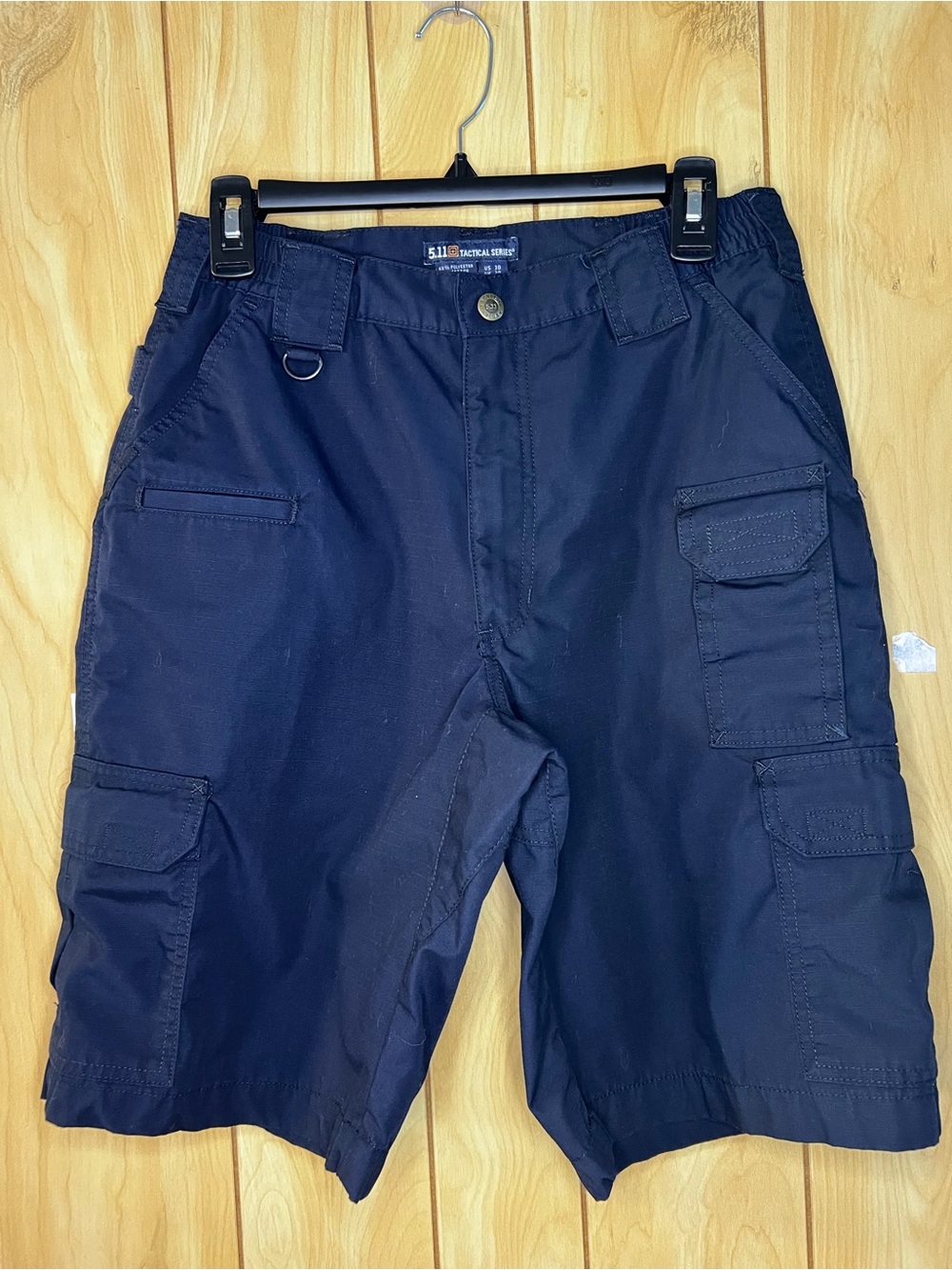 5.11 Tactical Navy Blue Cargo Shorts - Multi-Pocket Tactical Style
